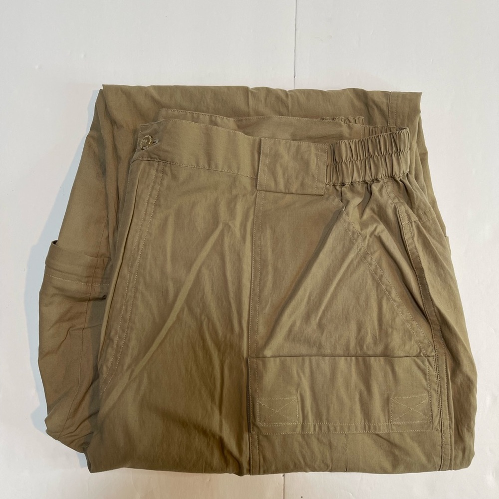 Mens World Wide Sportsman Ultimate Angler Convertible Pants Khaki Tan XL